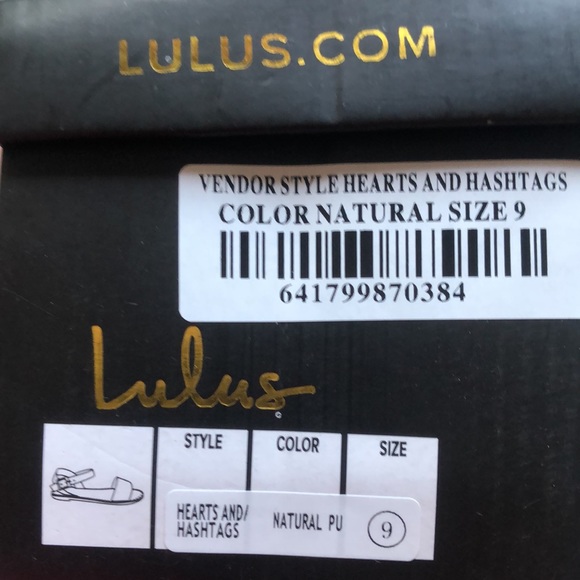Natural Colored Lulus Sandals - Picture 2 of 2